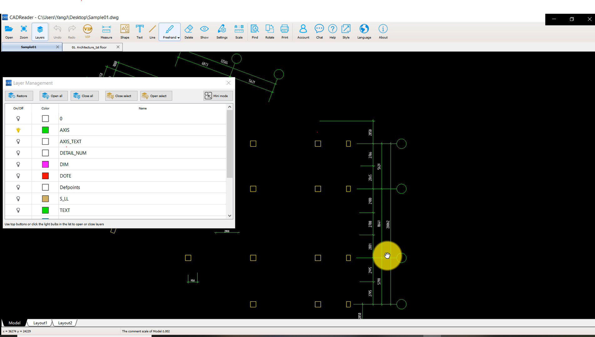Layer management